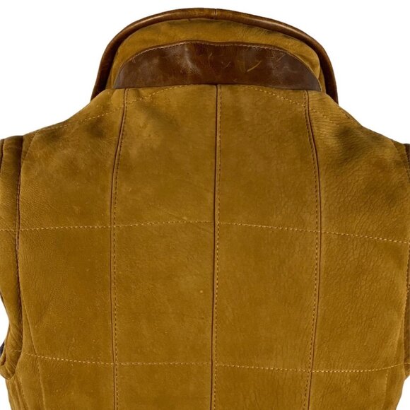 LONE PINE Women's Genuine Suede & Leather Vest S - Picture 5 of 12